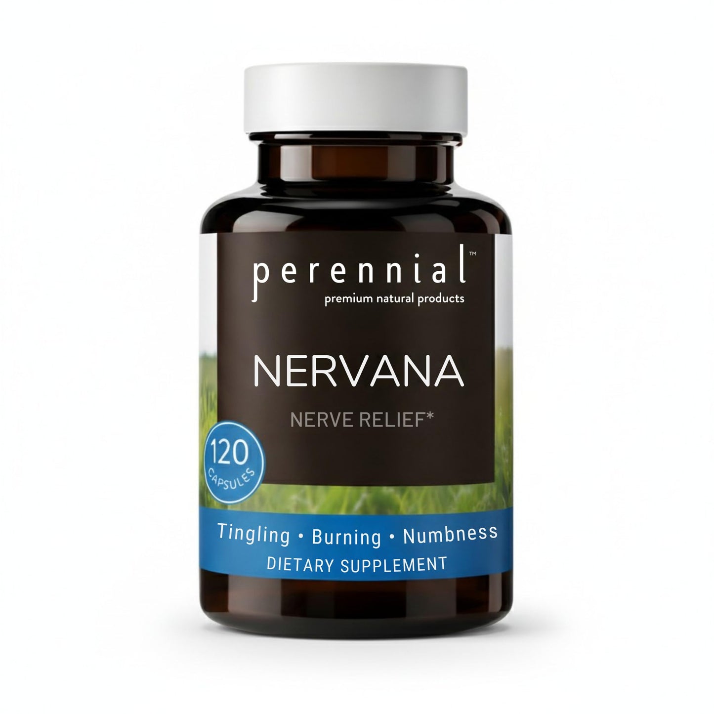 Perennial Nervana – Herbal Nerve Support for Tingling, Burning & Numbness Relief – Promotes Calm Focus & Stress Resilience – Non-Drowsy Mood Balance – 120ct* PerennialBuy Supplements Australia