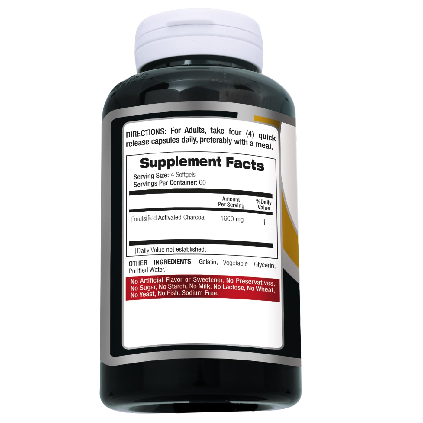 FITO MEDIC'S Lab | Activated Charcoal | 240 caps | Activated Charcoal Pills