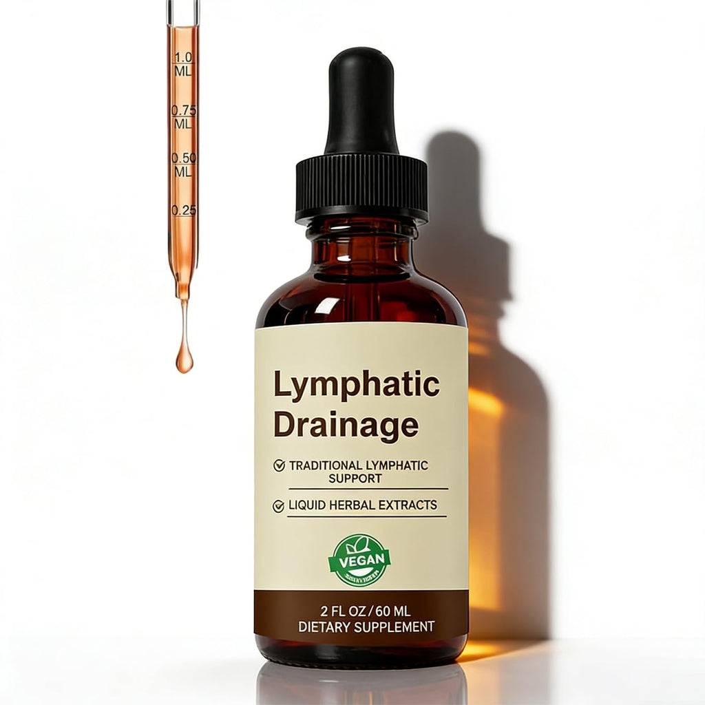 QYGCHUSIN Lymphatic Drainage Drops 2000mg Herbal Blend with Elderberry Echinacea Dandelion Supports Lymphatic System Immune Health 2 fl oz QYGCHUSIN buy supplements Au