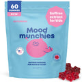 JoySpring Mood Munchies Saffron Gummies for Kids 4+ | Saffron Extract Supplement with GABA, Passion Flower & St Johns Wort | Sugar Free Vegan Brain Support & Kids Focus Gummies | Crafted in USA JoySpringBuy Supplements Australia