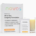 Novos Core Clinical Longevity Mix | Anti-Aging Supplement Drink Mix for Men & Women | Magnesium, L-Theanine, Fisetin and More | Supports Energy, Mood, Sleep & Cognition | Orange Flavor (30 Servings) NovosBuy Supplements Australia