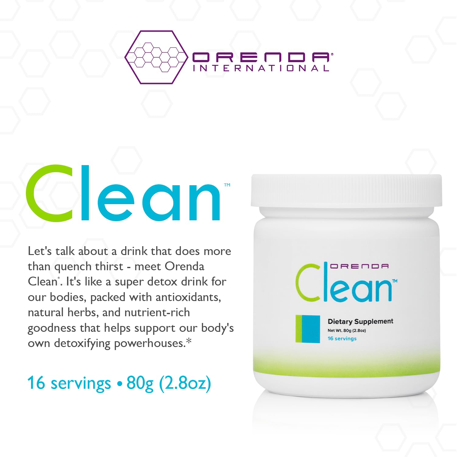 Orenda Clean - Peptizyme-SP EN, Aronia Berry, Aloe Vera and More for Digestive Support - Nutrient-Rich Supplement for Wellness - 80g, 16 Servings Orenda International buy supplements Au