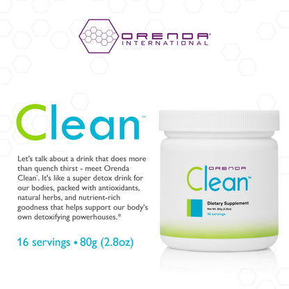 Orenda Clean - Peptizyme-SP EN, Aronia Berry, Aloe Vera and More for Digestive Support - Nutrient-Rich Supplement for Wellness - 80g, 16 Servings Orenda International buy supplements Au