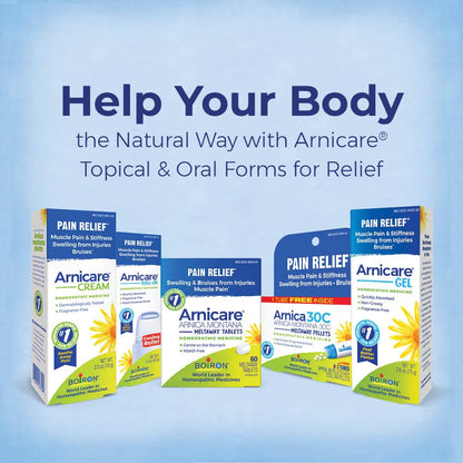 Boiron Arnicare Cream for Relief for Joint Pain, Muscle Pain, Muscle Soreness, and Swelling from Bruises or Injury - Fast Absorbing and Fragrance-Free - 1.3 oz BoironBuy Supplements Australia