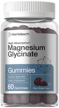 Horbäach Magnesium Glycinate Gummies | 60 Count | Sour Grape Flavor | High Absorption | Vegan, Non-GMO, Gluten Free HorbäachBuy Supplements Australia