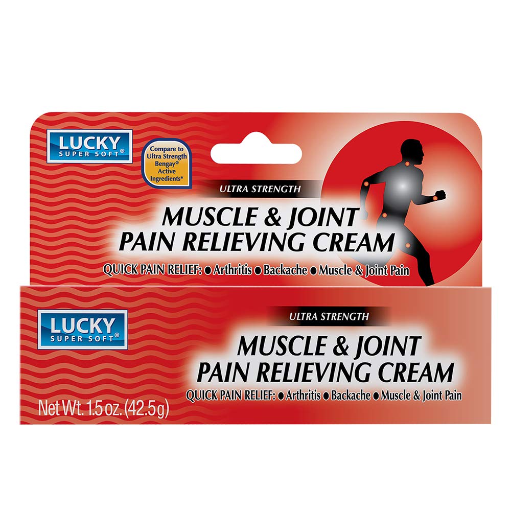 Lucky Super Soft Muscle & Joint Pain Relieving Cream, 1.5 Ounce Lucky Super SoftBuy Supplements Australia
