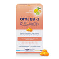 Omega 3 Gummy Chewables - 90 Gel Chews, 30-Day Supply, Citrus Flavor - 1760mg Ultra-Pure rTG Omega 3 for Eye, Heart, Brain, Joint & Immune Health PRN Physician Recommended NutriceuticalsBuy Supplements Australia
