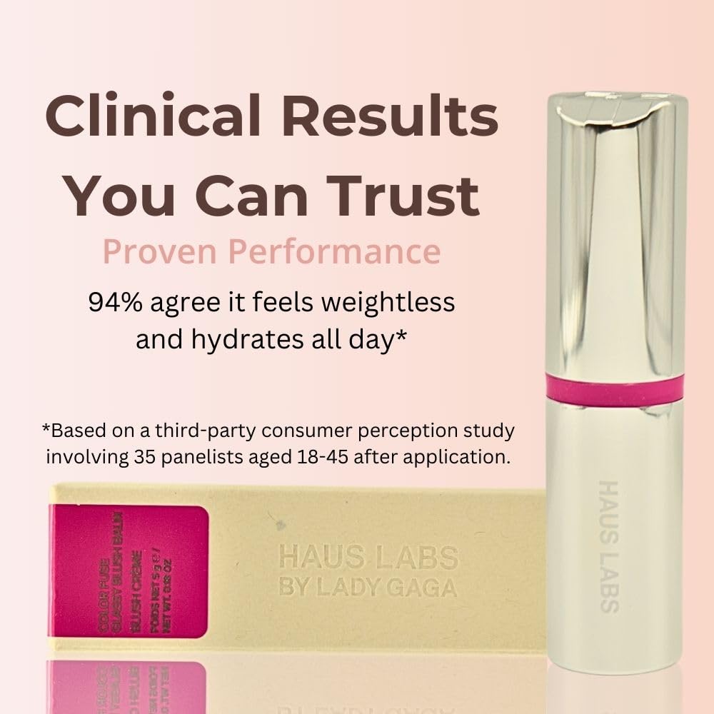 Haus Labs Color Fuse Longwear Hydrating Glassy Lip + Cheek Blush Balm Stick - Glassy Pitaya Haus LaboratoriesBuy Supplements Australia
