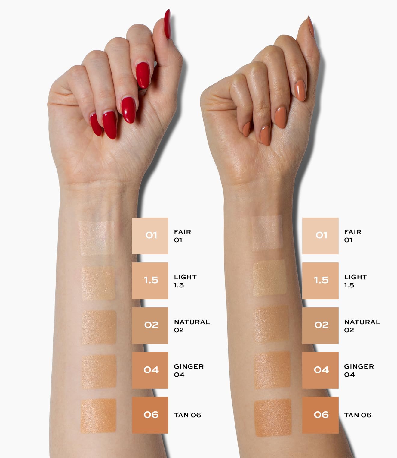 MAKE Beauty Diffusion Dew Skin Tint. Sheer to Medium Coverage Radiant Finish. Blurring, Smoothing, and Brightening for Glowing Complexion. Enhanced with Niacinamide and Adenosine. Tan 06 MAKEBuy Supplements Australia