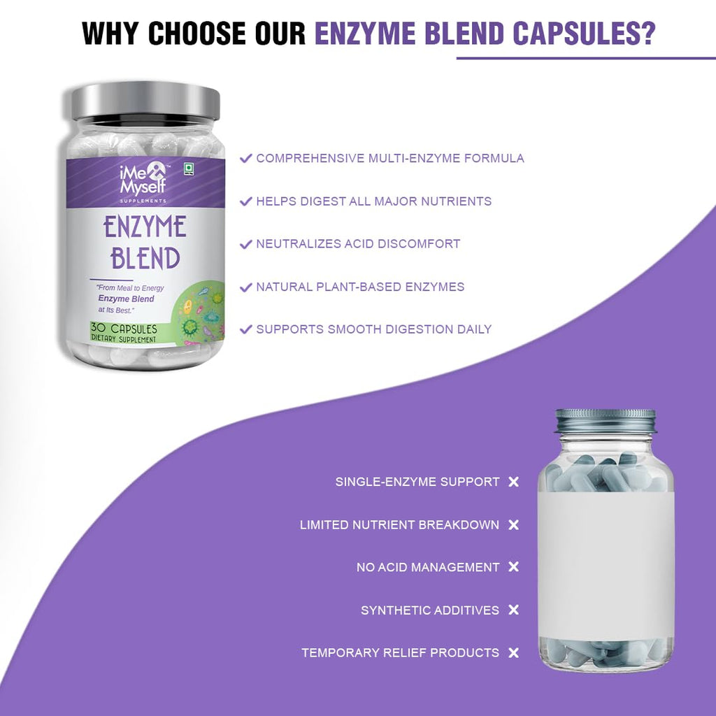 iMeMyself Enzyme Blend | 30 Veg Capsules iMeMyself buy supplements Au