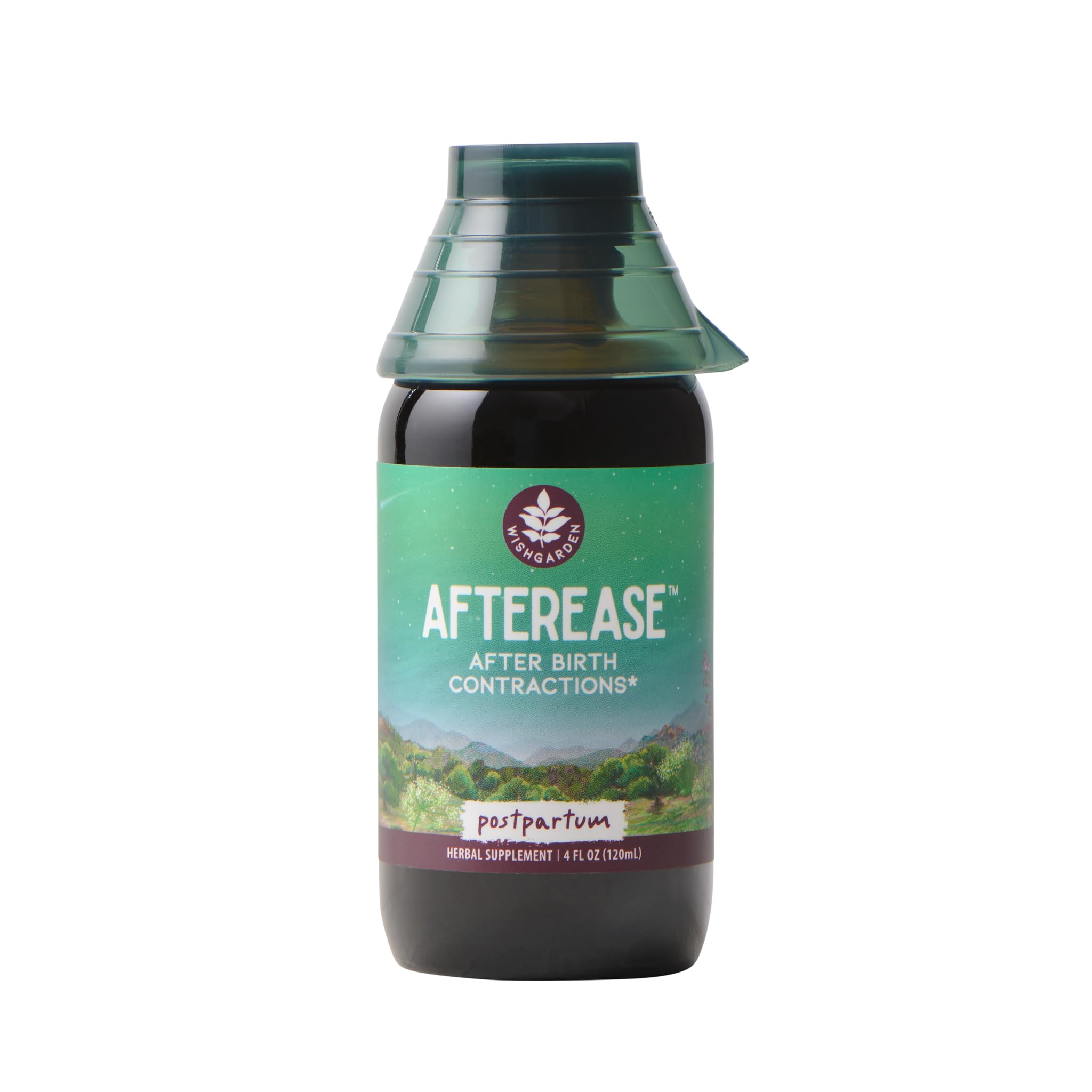 WishGarden Herbs AfterEase Drops for Postpartum Cramps & After-Birth Contractions – Liquid Herbal Supplement – Women's Postpartum Essential – 4 oz WishGardenBuy Supplements Australia