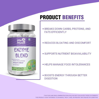 iMeMyself Enzyme Blend | 30 Veg Capsules iMeMyself buy supplements Au