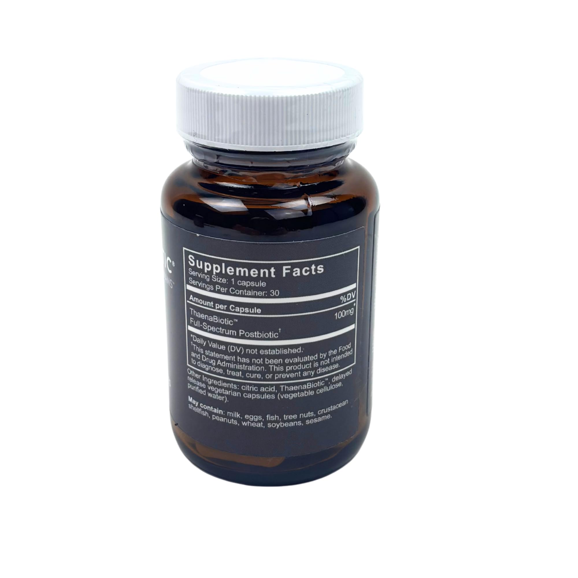 Thaena ThaenaBiotic Postbiotic - World's First Human-Derived Postbiotic Supplement - 30 Count