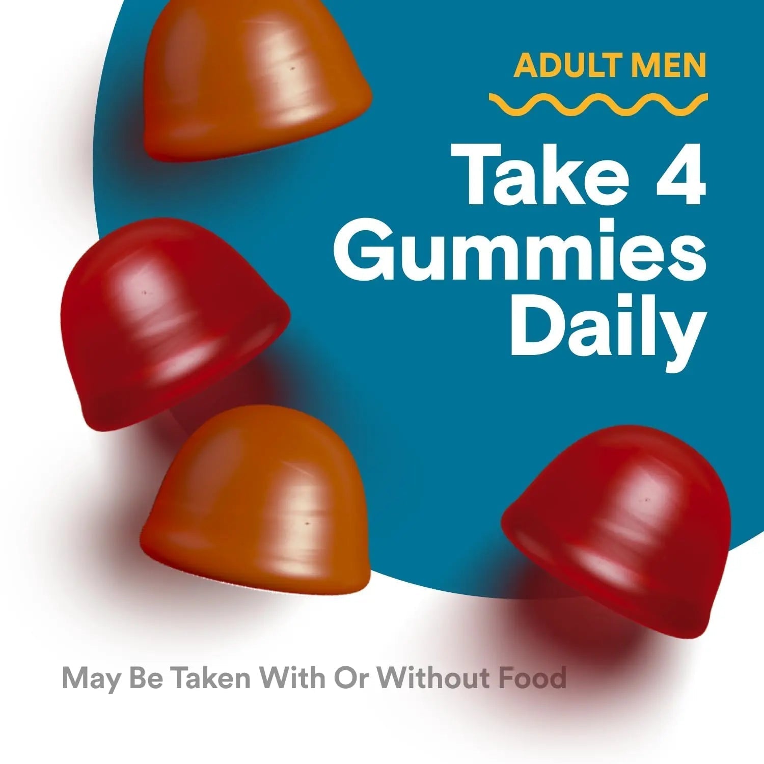 SmartyPants Multivitamin for Men, Organic Gummies: Probiotics, CoQ10, Methylfolate, Omega 3 (ALA), Vitamin D3, C, Vitamin B12 SmartyPants