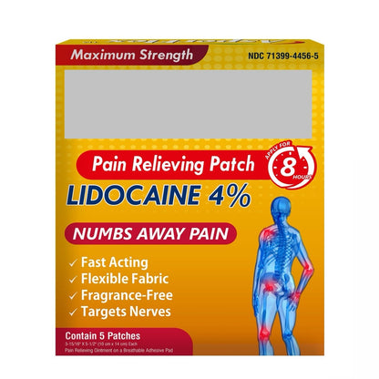 Lidocaine 4% 8-Hour Pain Relief Patch by Akron Pharma FKSDBuy Supplements Australia
