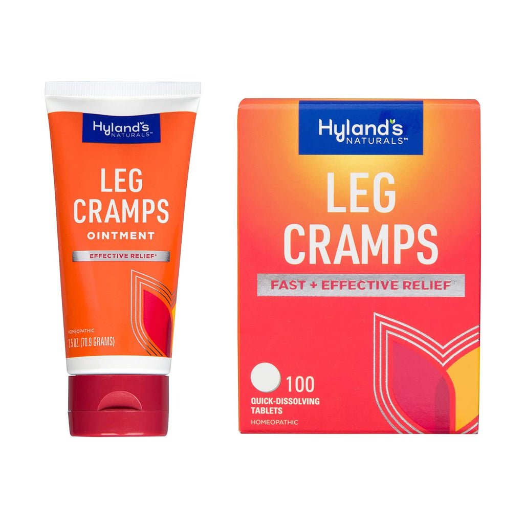 Bundle of Hyland's Leg Cramps Ointment, Arnica Pain Relief Gel, Natural Relief of Calf, Leg and Foot Cramp, 2.5 oz and Leg Cramp Tablets, 100 Count Hyland'sBuy Supplements Australia