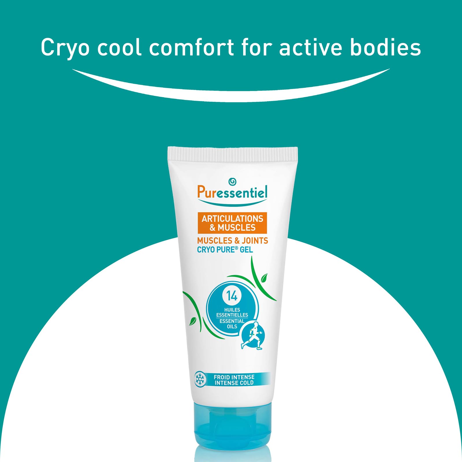 Puressentiel Muscles and Joints Cryo Pure Gel - Intense Cold Effect - Non-Sticky Formula with 14 Calming Essential Oils - Muscle Relaxer - 2.7 oz PuressentielBuy Supplements Australia