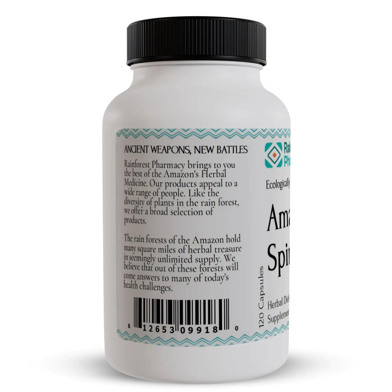 Rainforest Pharmacy Spiro Natural Herbal Supplement| 120 Vegetarian Capsules, 500 mg | Ecologically Wildcrafted Chanca Piedra & 5 Amazon Rainforest Herbs | Non-GMO Rainforest Pharmacy buy supplements Au