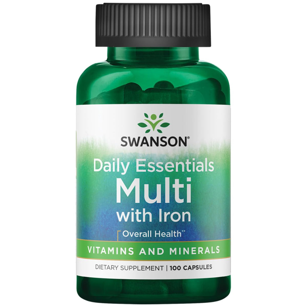 Swanson Multi and Mineral Daily Men's Women's Multivitamin Multimineral Health Supplement 100 Capsules (Caps) SwansonBuy Supplements Australia