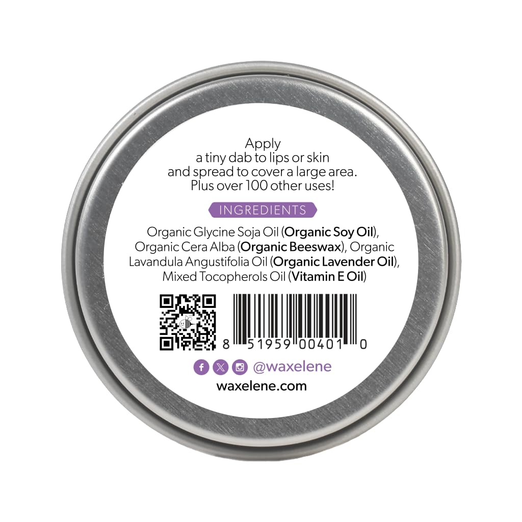 Lavender Aerated Lip Balm tin - Single WaxeleneBuy Supplements Australia