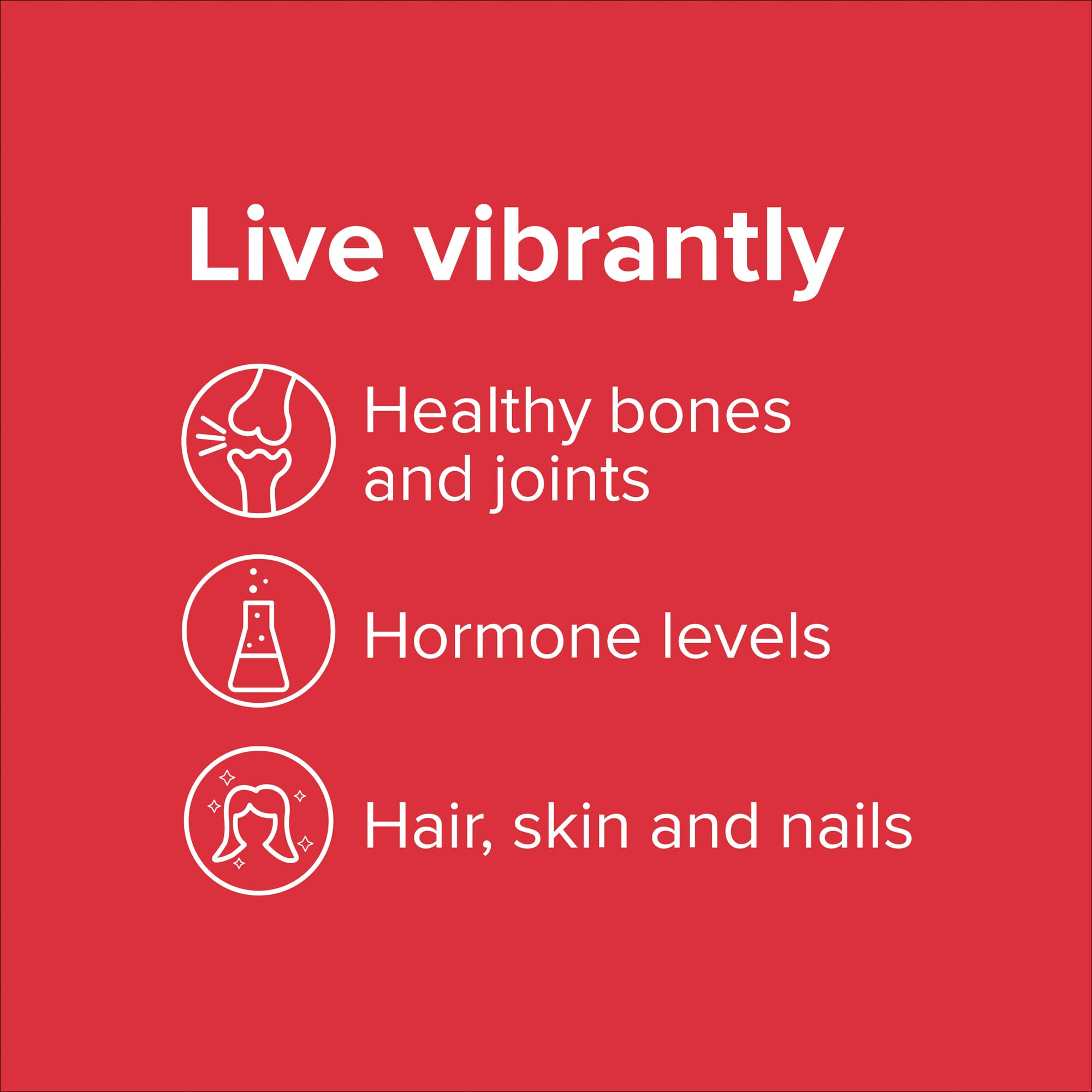 Vibrant Health - Super Natural Boron, Support for Healthy Joints, Hormone Levels, and Connective Tissue with Calcium Fructoborate and Broccoli Powder, Gluten Free, Vegetarian, Non-GMO, 60 Count Vibrant HealthBuy Supplements Australia