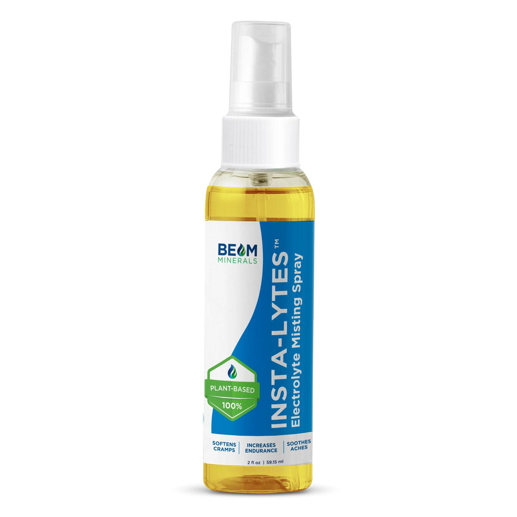 BEAM MINERALS Insta-Lytes | How to Stop Leg Cramps Immediately Electrolyte Misting Spray | Fulvic Acid Trace Minerals | Fast Micronutrients Supplements | 2 fl Oz BEAM MINERALSBuy Supplements Australia