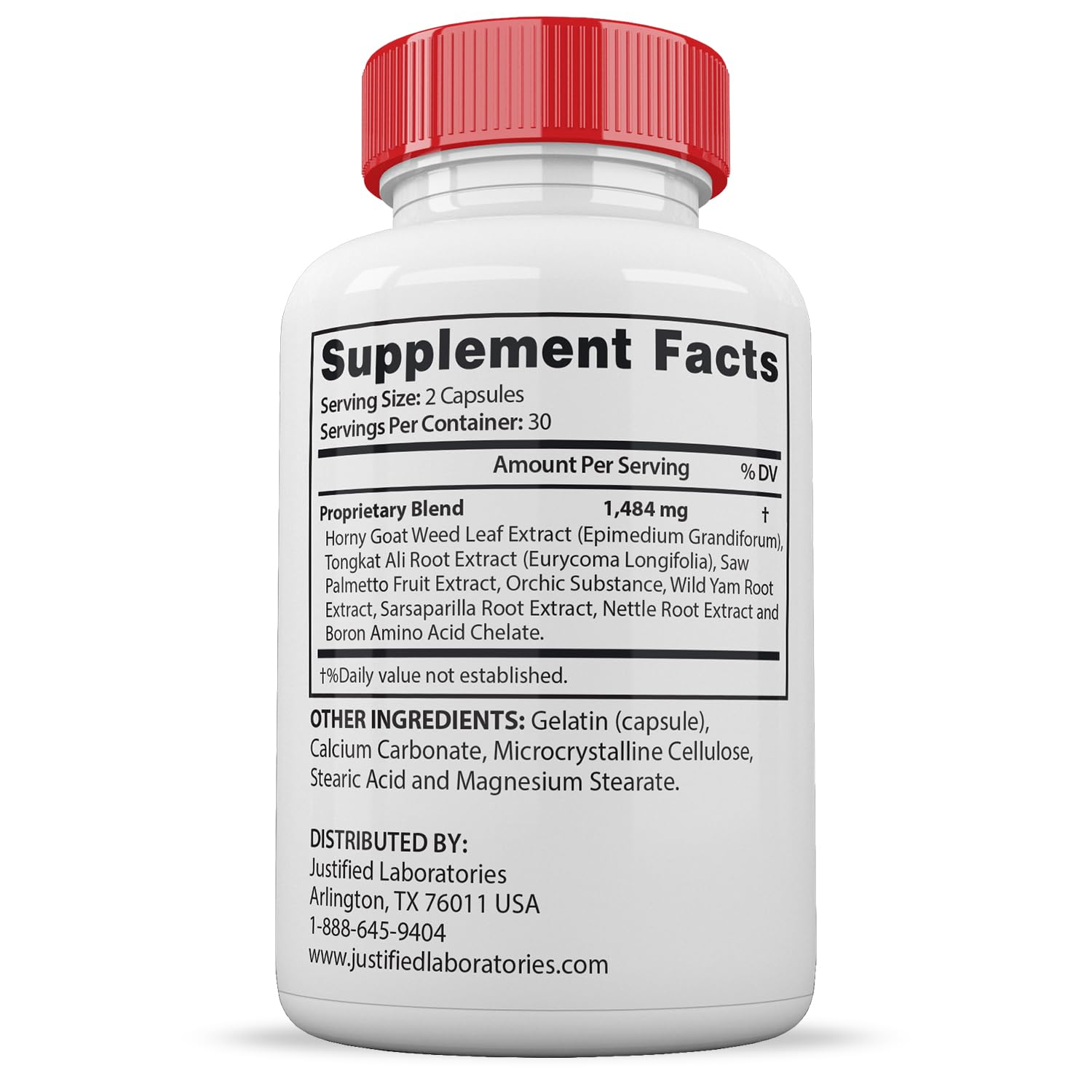 (2 Pack) Vital Grow XL Pills 1484MG Advanced Formula Proprietary Blend for Men 60 Capsules Justified Laboratories buy supplements Au