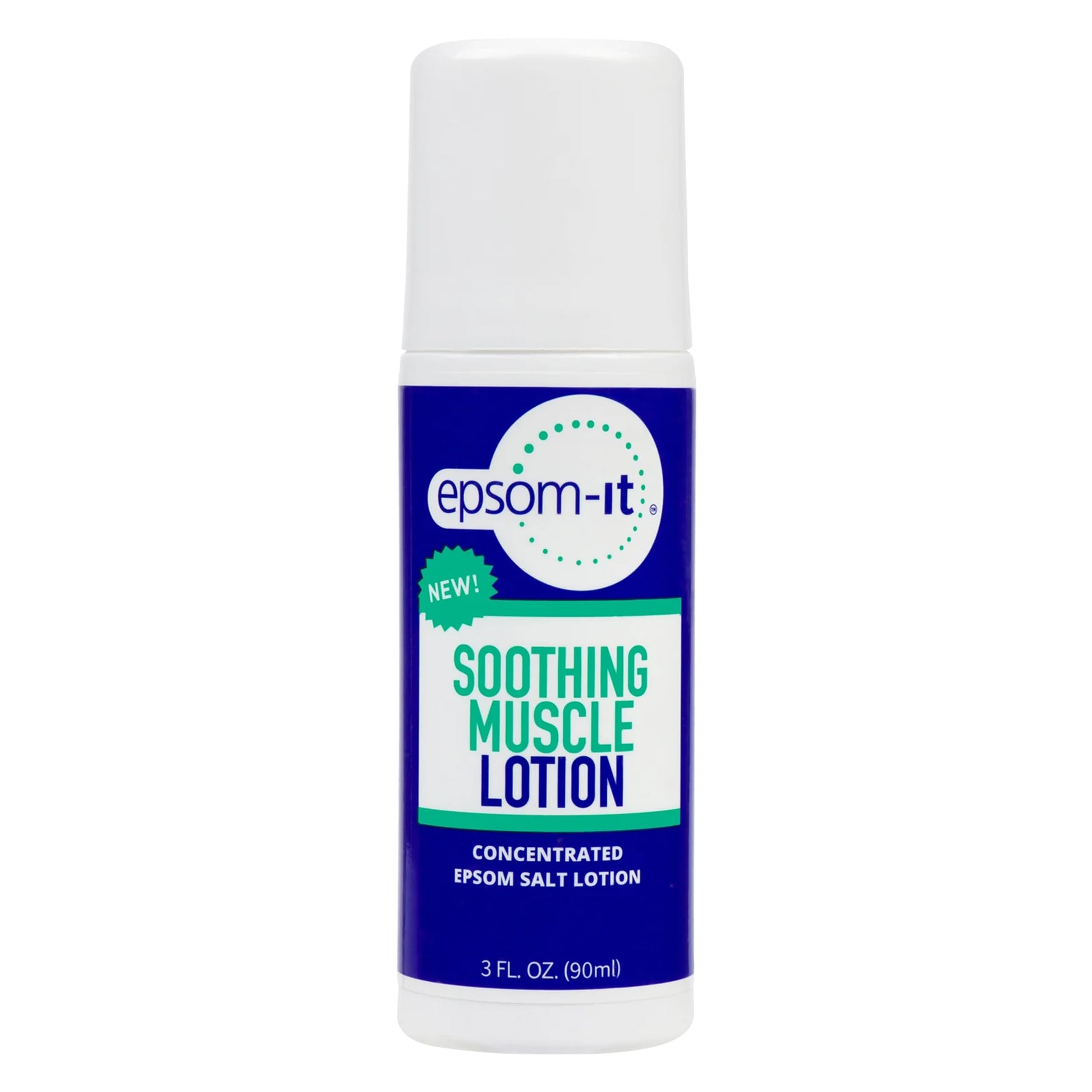 Epsom-It Soothing Muscle Lotion - Roll On Epsom Salt Lotion with Arnica for Muscle Stiffness, Leg, Knees and Feet Discomfort, Topical Magnesium Cream, 3oz EPSOM-ITBuy Supplements Australia