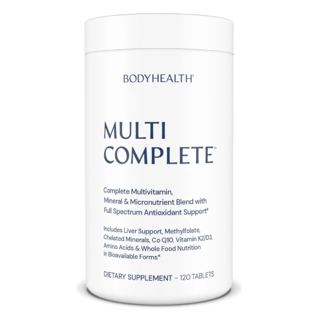 BodyHealth Multi Complete (120 Ct) Daily Multivitamin for Men and Women with Whole Foods, Minerals, Antioxidants BodyHealth