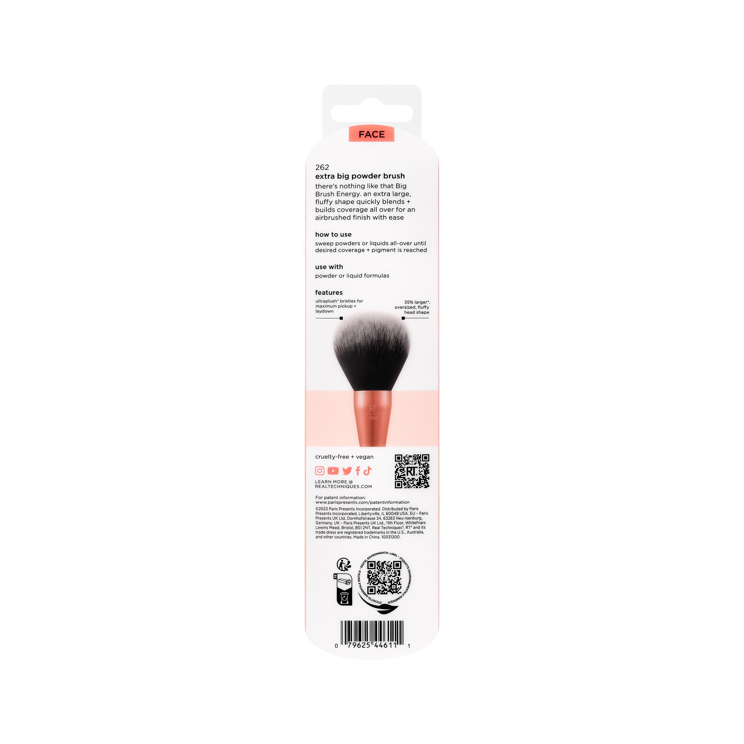 Real Techniques Extra Big Powder Brush, Large Makeup Brush For Powder, Fluffy Head For All-Over Setting, XL Oversized Brush For Quick Application, Cruelty-Free, Synthetic Bristles, 1 Count Real TechniquesBuy Supplements Australia