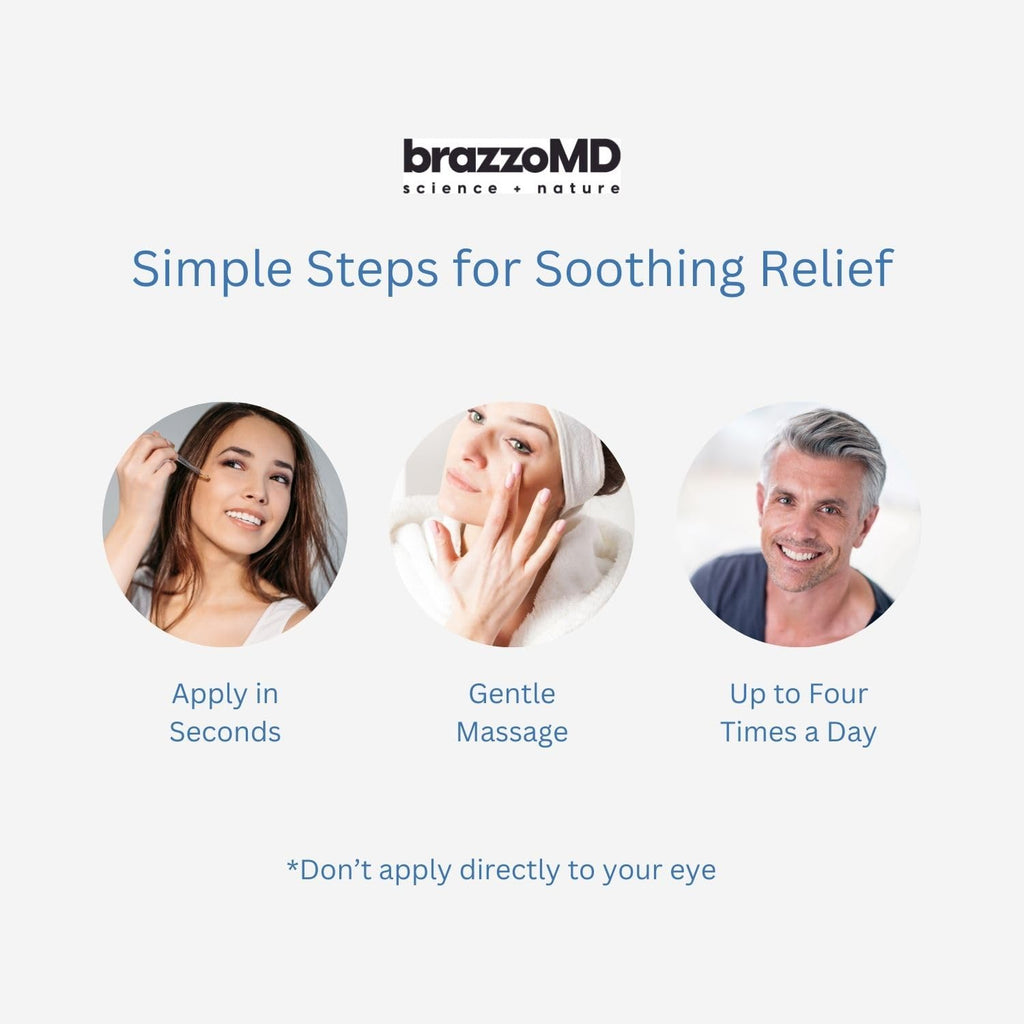 brazmedics brazzoMD Stye Relief - Physician-formulated - Assists Chalazions, Made with Arnica & Calendula 1.0 Fl Oz. brazmedicsBuy Supplements Australia