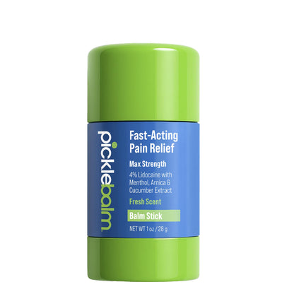 PickleBalm Pickleball In-Game Muscle Pain Relief Balm Stick with 4% Lidocaine, Arnica, Menthol, Cucumber Seed Extract for Shoulders, Knees, Wrists, and More, 1oz Stick PickleBalmBuy Supplements Australia