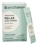 WellTaken Ashwagandha Relax & De-Stress Powder - Lemon Lavender 14ct Box - 600mg Ashwagandha, 200mg L-Theanine, Holy Basil – Supports Stress, Relaxation – Vegan, No Added Sugar - 14 Servings WellTakenBuy Supplements Australia