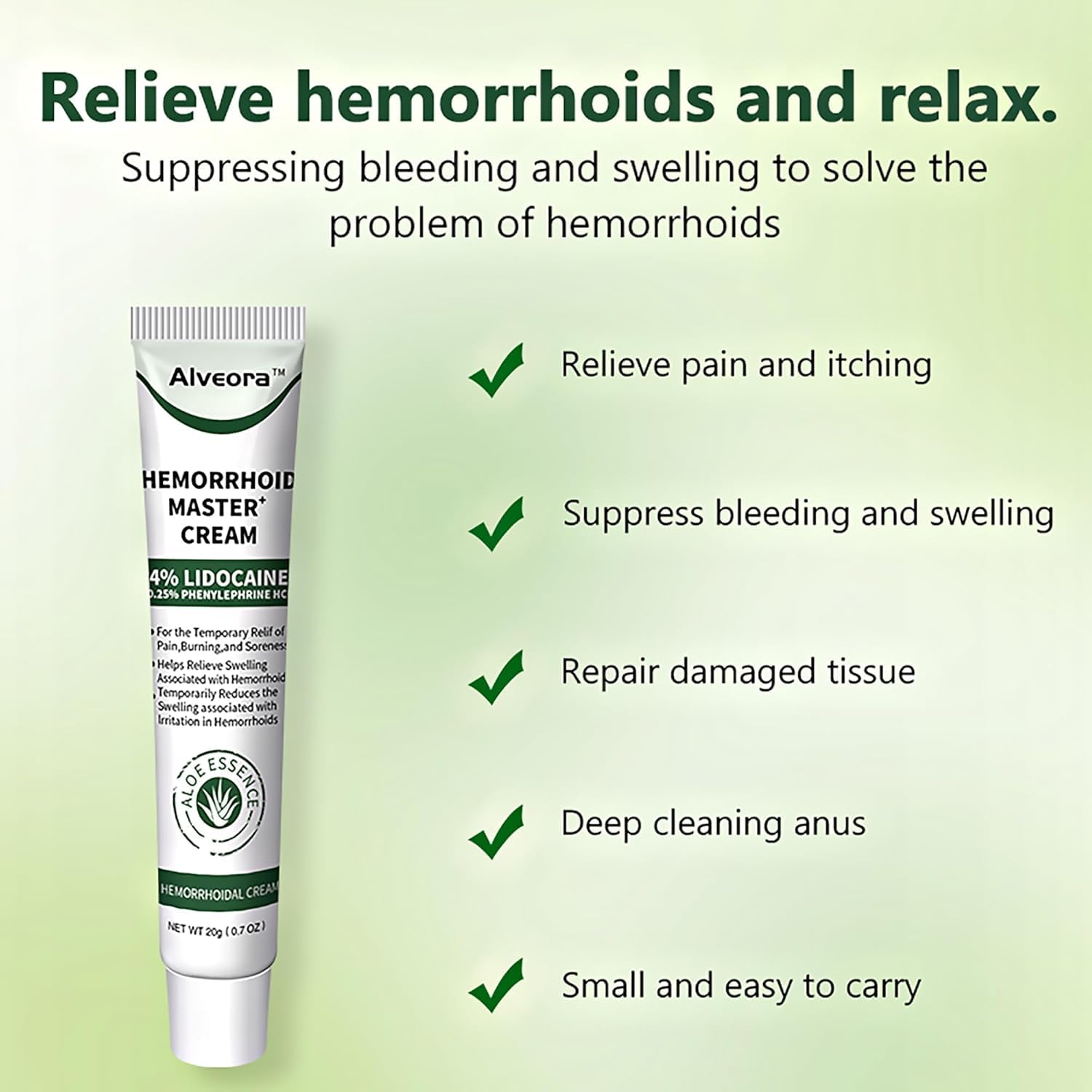 SOLUMIRA Perianal Care Cream, Hemorrhoid & Fissure Ointment with 4 Applicators, Relief Anal Pain, Itching, Swelling, Discomfort, Natural Herbs Fast Acting Ingredients SOLUMIRABuy Supplements Australia