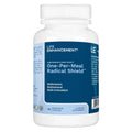 Life Enhancement One-Per-Meal Radical Shield supplement bottle on a white background