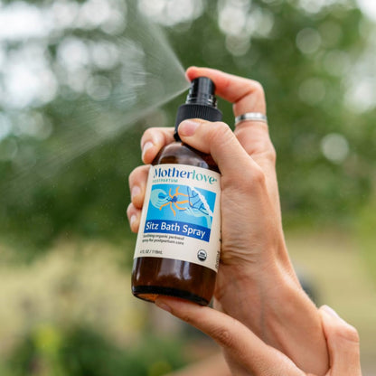 Motherlove Sitz Bath Spray (2 oz) Sitz Bath for Postpartum Care—Herbal Perineal Spray w/Witch Hazel—USDA Organic, Vegan, & Cruelty Free MotherloveBuy Supplements Australia