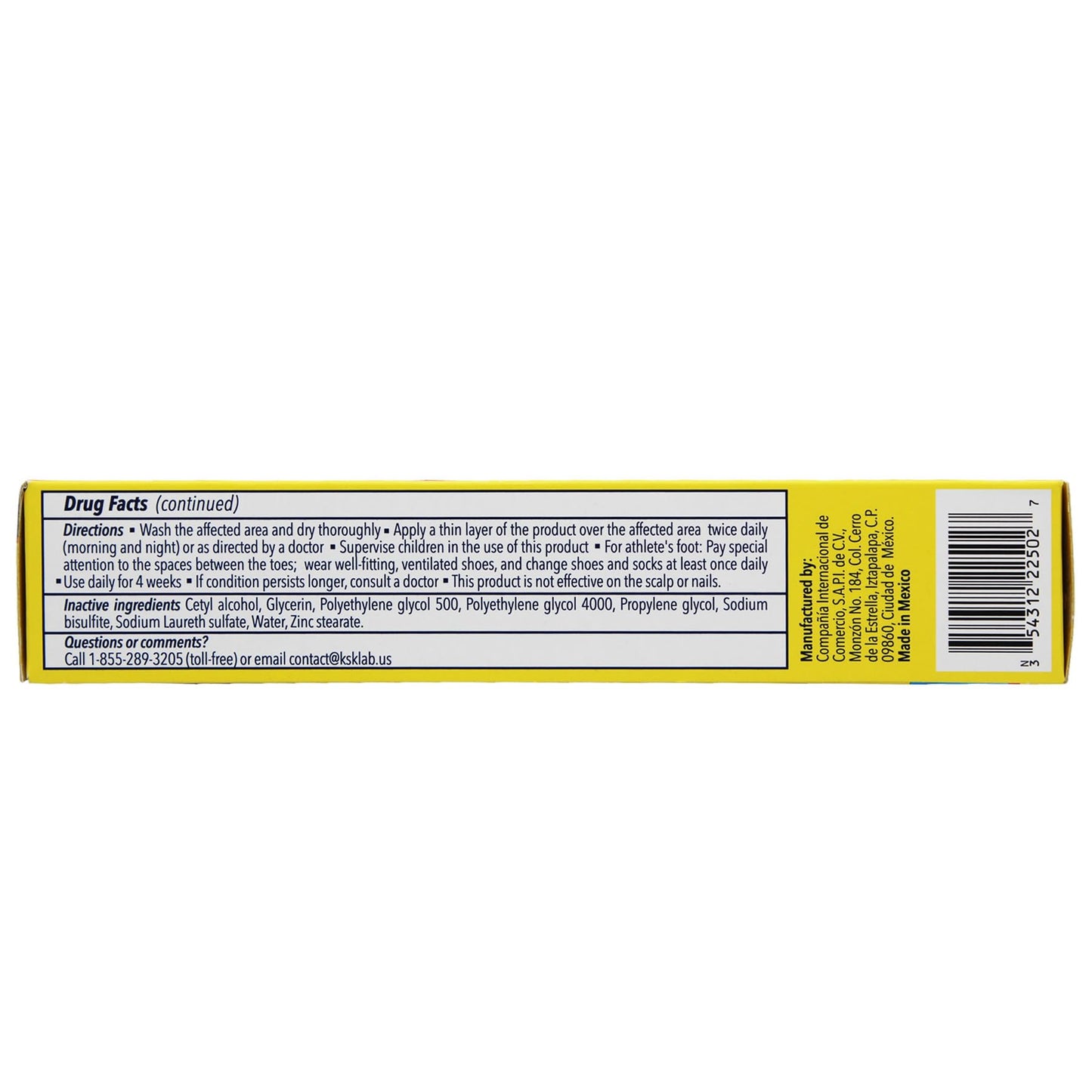 Derman Cream for The Treatment of Athlete's Foot, 2-Pack of 1.76 Oz Each, 2 Tubes Derman buy supplements Au
