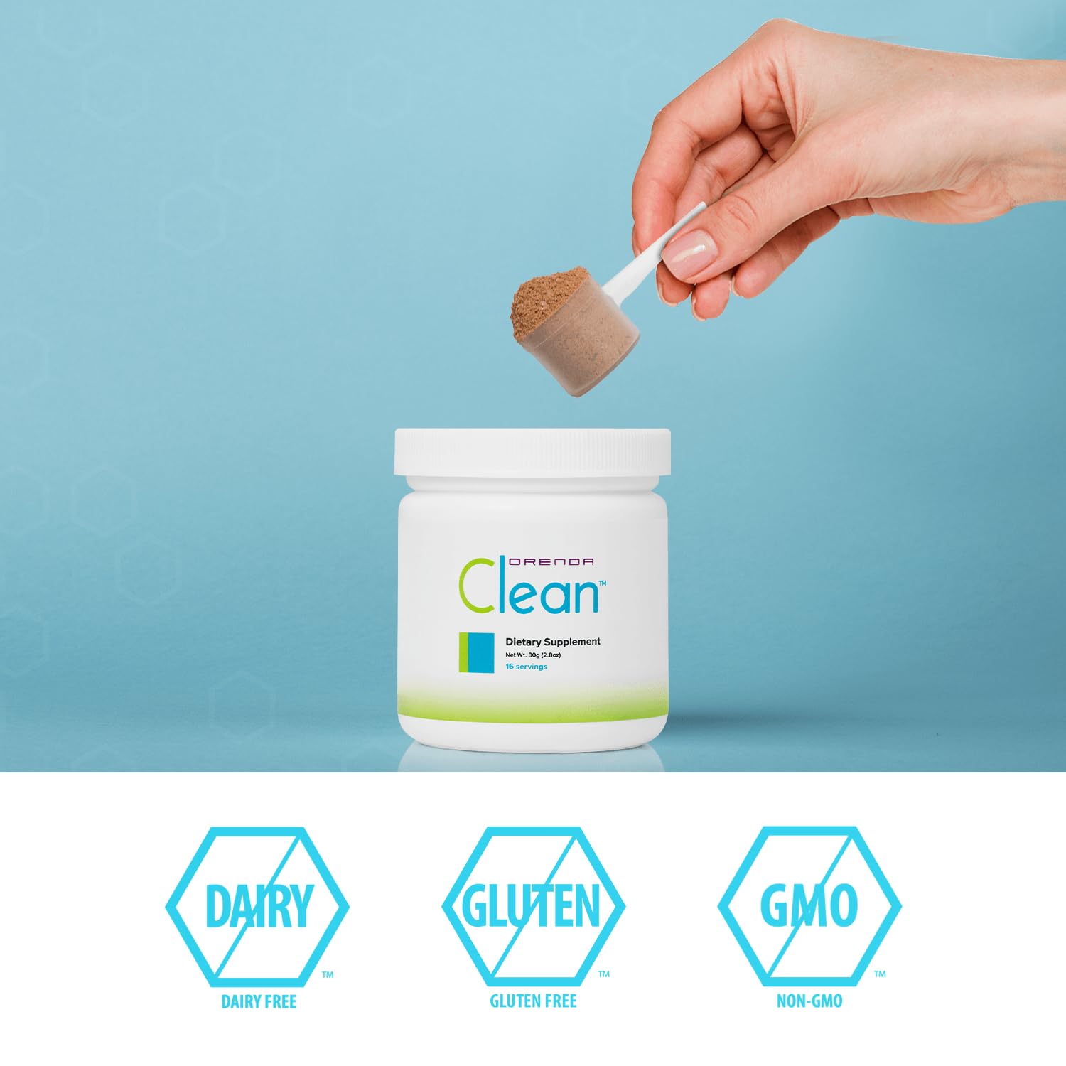 Orenda Clean - Peptizyme-SP EN, Aronia Berry, Aloe Vera and More for Digestive Support - Nutrient-Rich Supplement for Wellness - 80g, 16 Servings Orenda International buy supplements Au