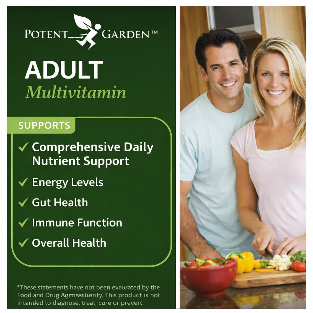Potent Garden Daily Nutrition Bundle – Superfood Greens + Multivitamin Potent Garden buy supplements Au