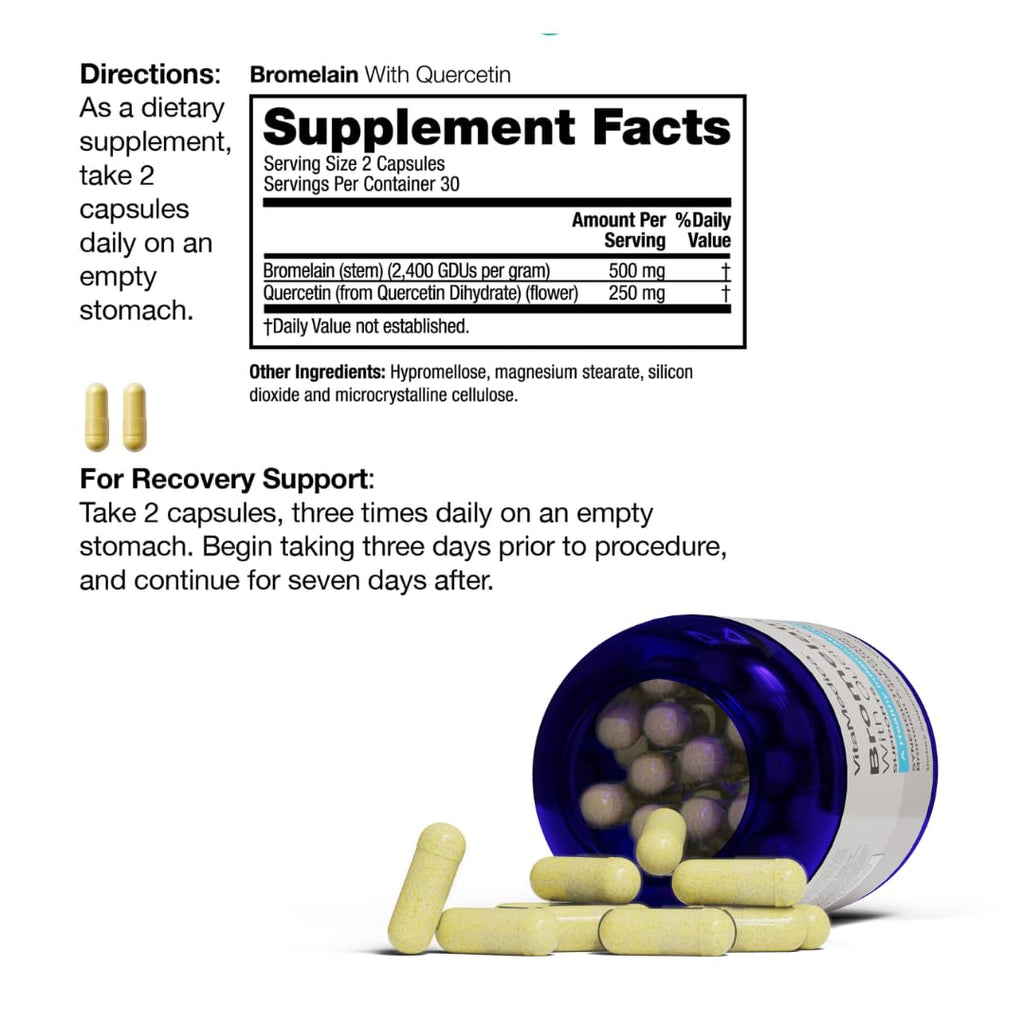 VitaMedica | Ultimate Recovery Bundle | Surgery Prep | Wound Healing | Supplements | Arnica K Oxide Cream | Hot Cold Packs | 30 Day Supply | Arnica Montana | Bromelain | Vitamin A | B Complex VitaMedicaBuy Supplements Australia