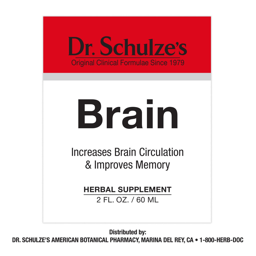Dr. Schulze's Brain Formula 2 oz. - Vegan and Wild-Harvested | Stimulates Circulation and and Improved Mental Focus Dr. Schulze'sBuy Supplements Australia