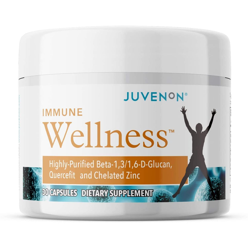 Juvenon Immune Wellness Defense Supplement with Vitamin C, Chelated Zinc Immune Booster Antioxidant Benefits for Adults, Healthy Aging, Heart Health, 30 Capsules JuvenonBuy Supplements Australia