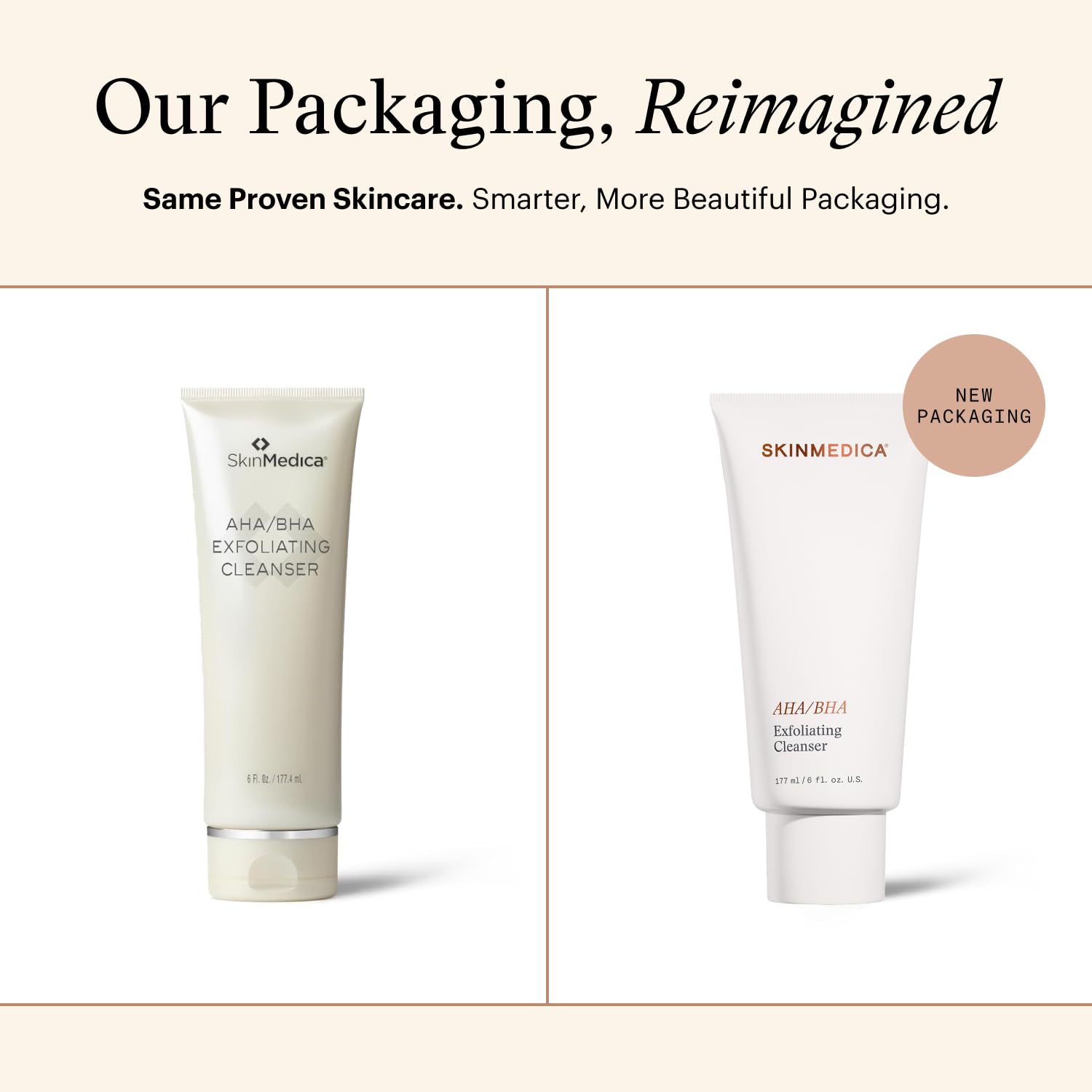 SkinMedica AHA/BHA Exfoliating Face Wash (NEW PACKAGING),Gentle Facial Exfoliating Scrub with Jojoba Oil for Smoother, Radiant Skin - Helps Improve the Appearance of Skin Tone & Texture (6 Fl Oz) SkinMedicaBuy Supplements Australia