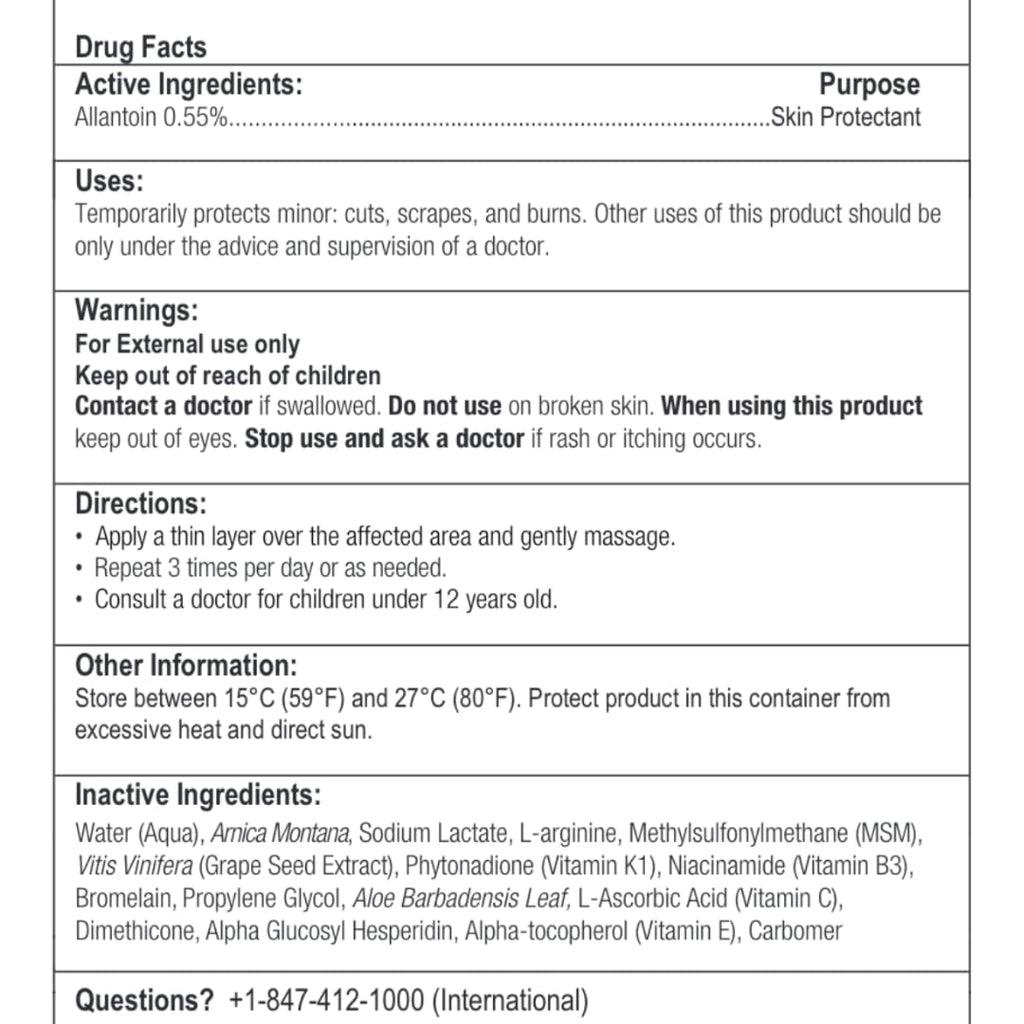 BruiseMD Topical Gel for Bruising and Swelling, 20% Arnica, Bromelain, 2% Vitamin K, 20g (0.7 fl oz) – Advanced Concentrated Bruise Treatment Formula BruiseMDBuy Supplements Australia