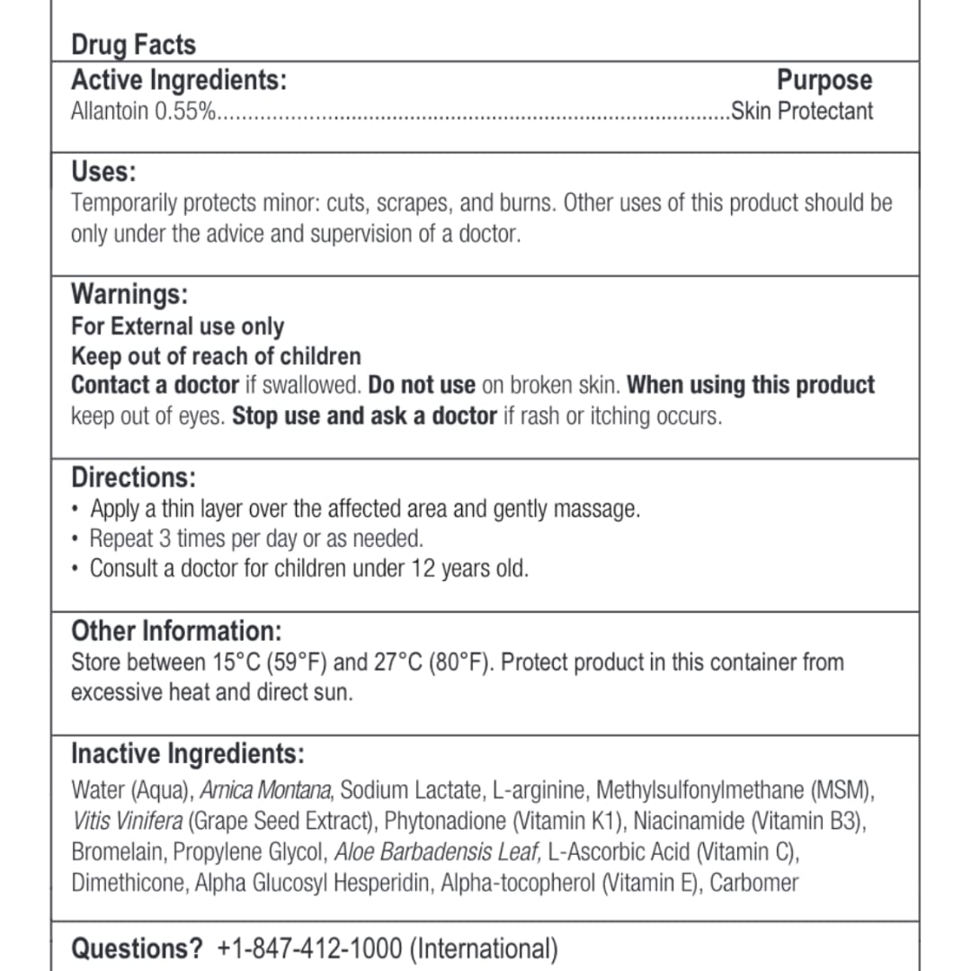 BruiseMD Topical Gel for Bruising and Swelling, 20% Arnica, Bromelain, 2% Vitamin K, 20g (0.7 fl oz) – Advanced Concentrated Bruise Treatment Formula BruiseMDBuy Supplements Australia