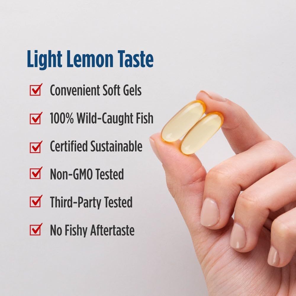 Nordic Naturals EPA Xtra, Lemon - 60 Soft Gels - 1640 mg Omega-3 - High-Intensity EPA Formula for Positive Mood, Heart Health & Healthy Immunity - Non-GMO - 30 Servings Nordic NaturalsBuy Supplements Australia