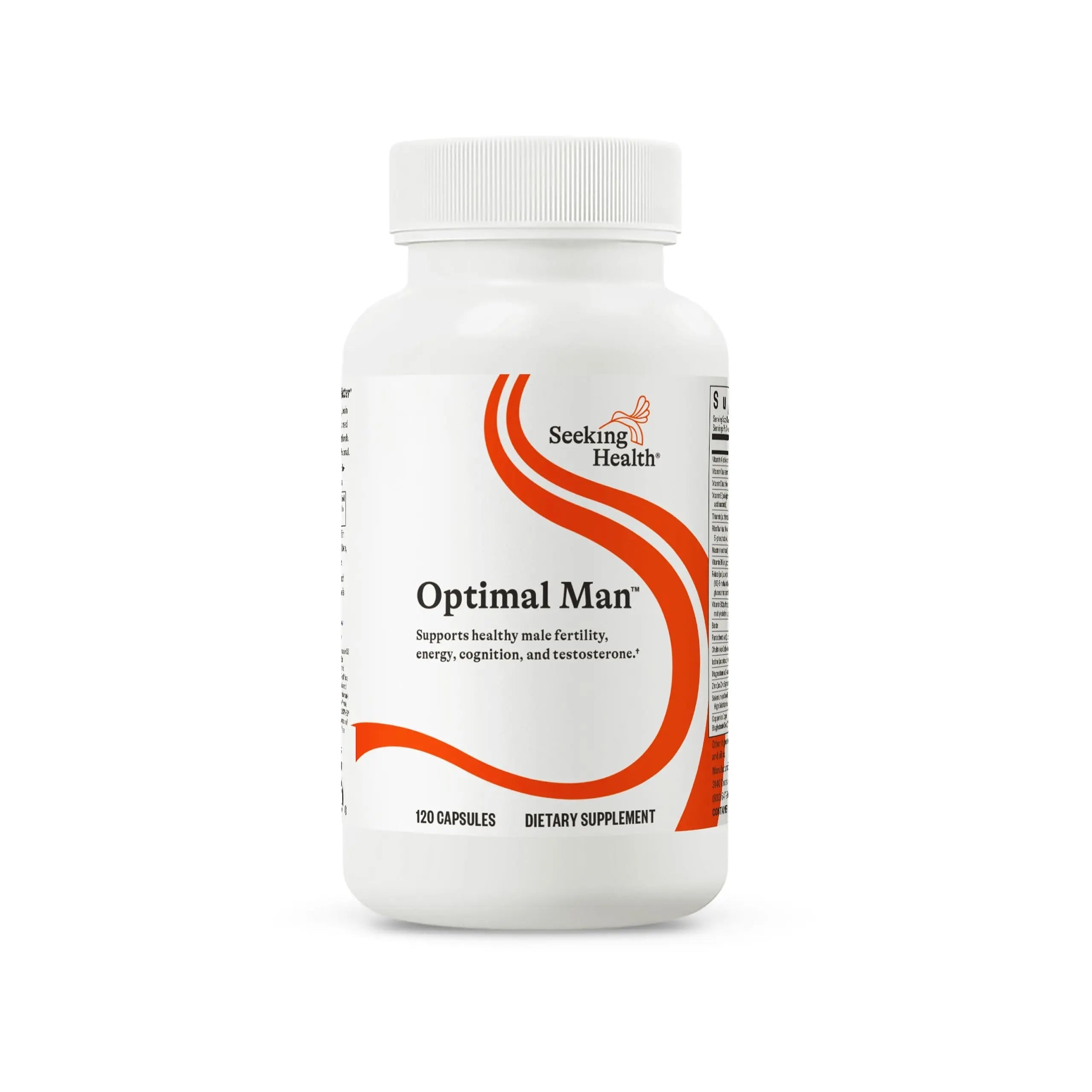 Seeking Health Optimal Man - Multivitamin Supplement with Zinc, Active Folate, & Alpha-Lipoic Acid - Multivitamin Supports Energy & Brain Health - Support Healthy Aging Seeking Health