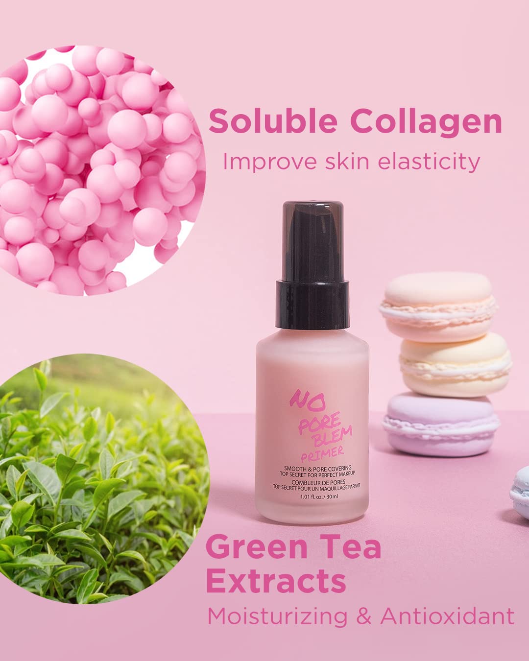 TOUCH IN SOL No Poreblem Primer – Pore Primer for Korean Makeup, Mattifying Primer for Oily Skin, Pore Eraser for Large Pores, Blurring Finish from K Beauty (1.01 fl.oz/30ml) Touch in SolBuy Supplements Australia
