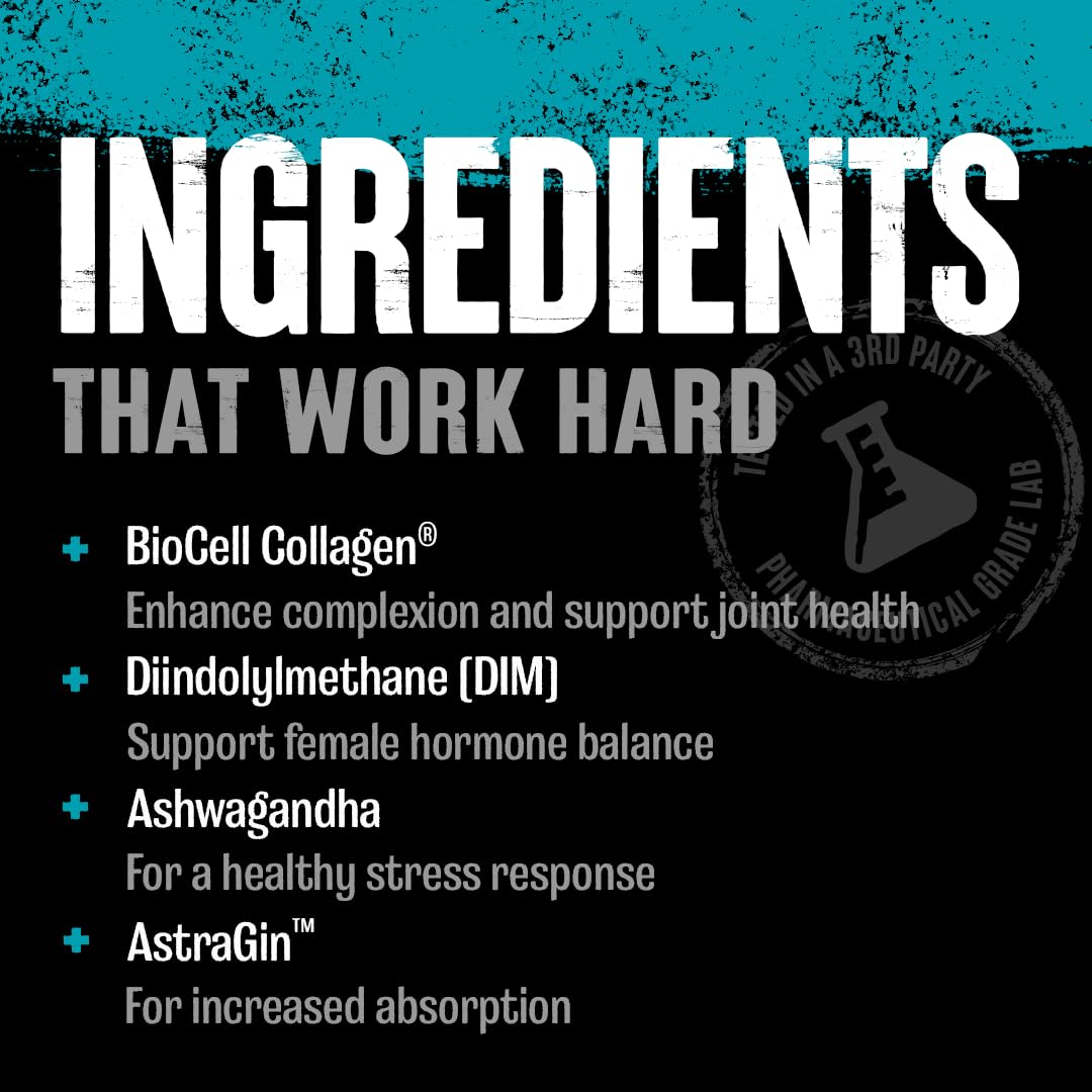 Animal Power Balance – Women's Alpha F Comprehensive Formula – Supports Hormonal Balance, Complexion, Hair, Nails, Mood and Stress, Intestinal Health, & Bone and Joint Health – 30 Packs Animal buy supplements Au