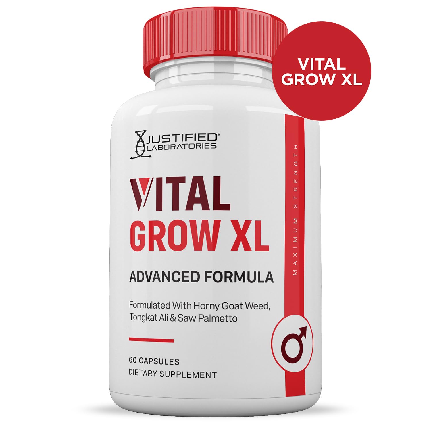 (2 Pack) Vital Grow XL Pills 1484MG Advanced Formula Proprietary Blend for Men 60 Capsules Justified Laboratories buy supplements Au